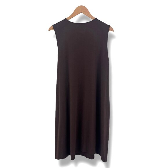 J. Jill Brown Sleeveless Dress - Picture 9 of 10